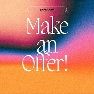 Reasonable offers accepted! I will respond with the lowest I can go. 🙂